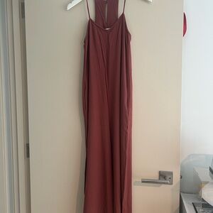 Ava Sky Sleeveless Dress in Dusty Rose